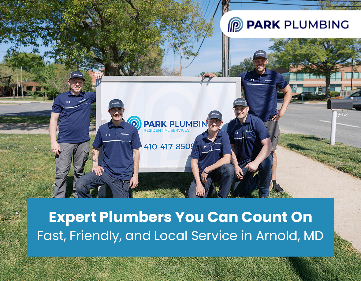 Professional plumber repairing pipes with tools in a modern Arnold home