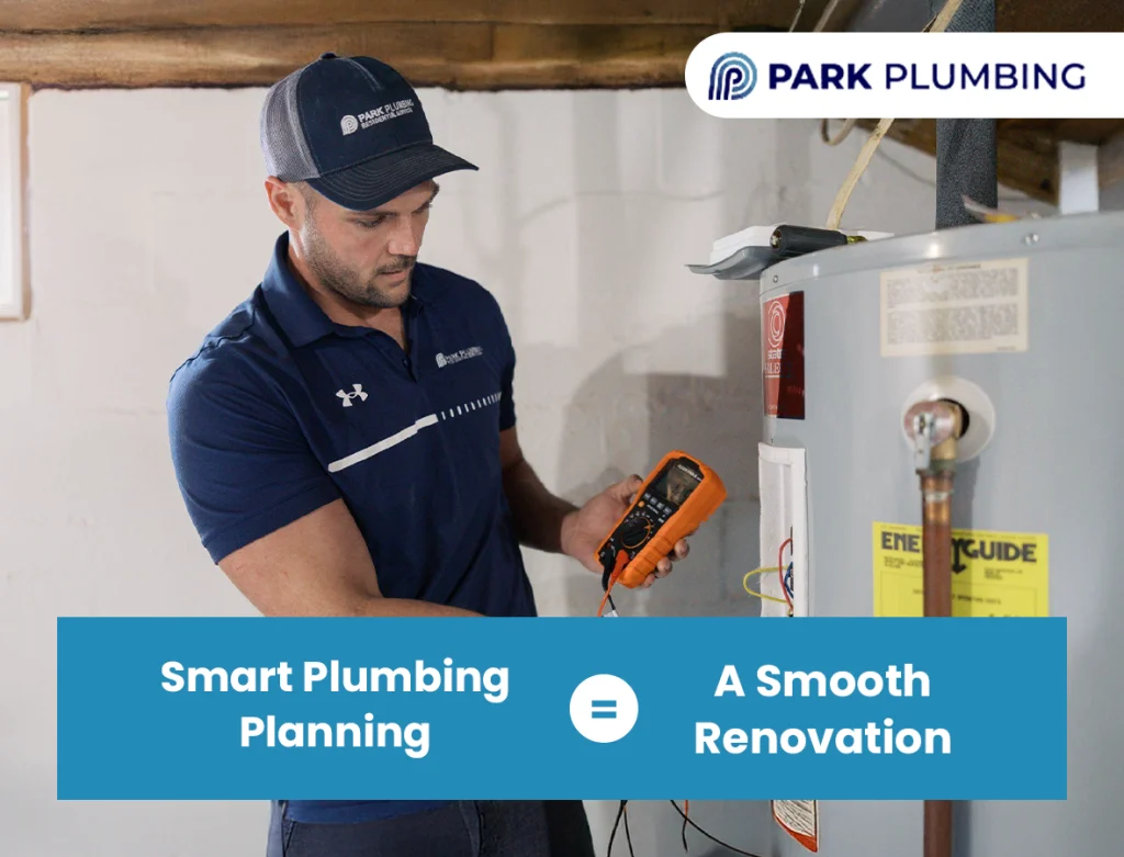 Plumbing planning for home renovation project