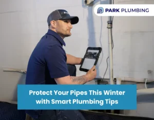 Home plumbing pipes insulated and prepared for winter.