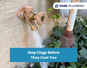 Homeowner watching water drain smoothly after professional cleaning