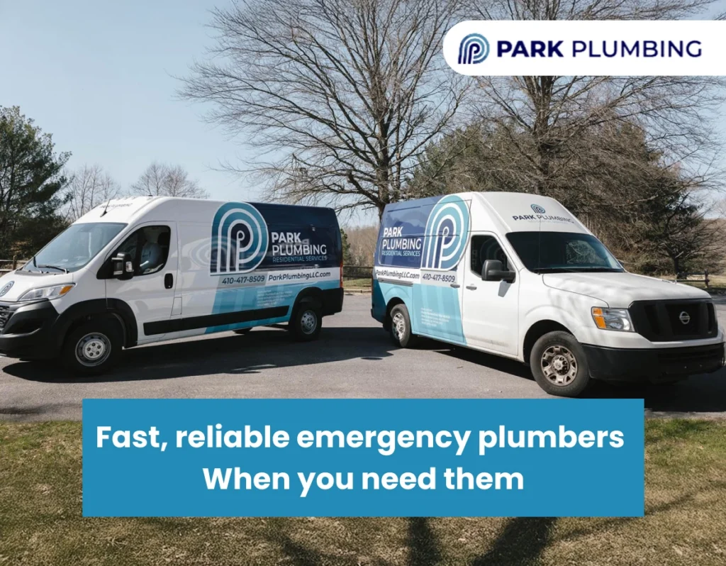 emergency plumber crew visiting a residential home